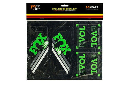 Fox Shox Decal 2015 AM Heritage EVOL Kit Grn