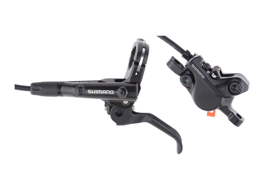 DISC BRAKE ASSEMBLED SET/J-KIT BL-M4100(L) BR-MT420(F) BLACK W/O ADAPTER METAL PAD (W/O FIN) 1000MM HOSE (SM-BH90-SS BLACK) W/CONNECTER INSERT