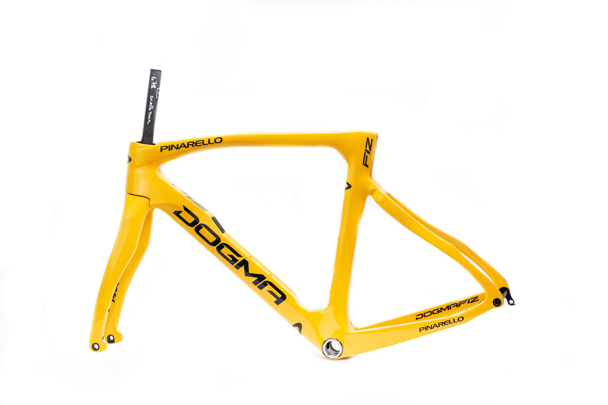 Pinarello Dogma F12 Disk Frameset Egan Bernal TdF Yellow 53