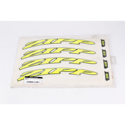 Zipp Flo Decal Set Yel/Blk