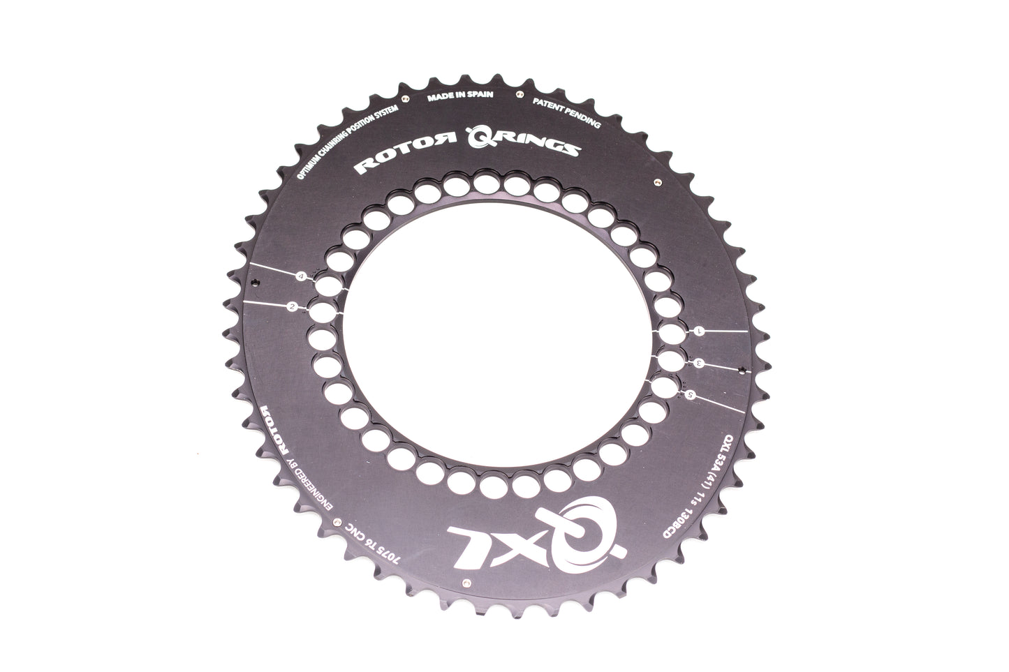 Rotor Qxl Chainring 53Ax130 Outer Aero Blk - Black