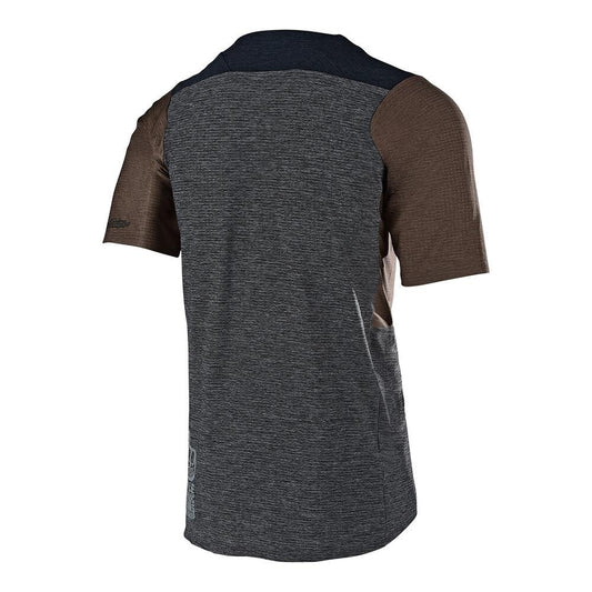 TROY LEE DESIGNS Troy Lee Skyline Air Jersey Checkers Heather Blk/Heather Lt Moka - Black