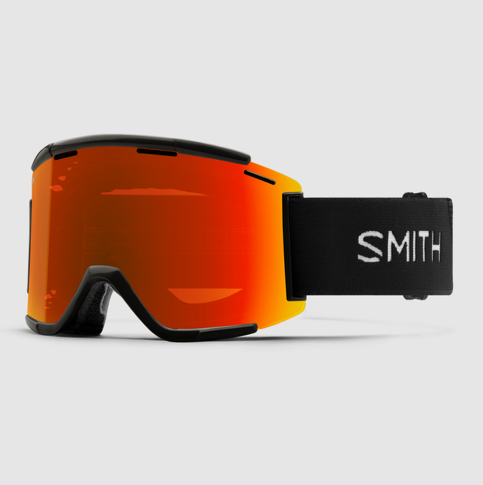Smith Squad XL MTB Goggles Blk/Chromapop Red Mirror