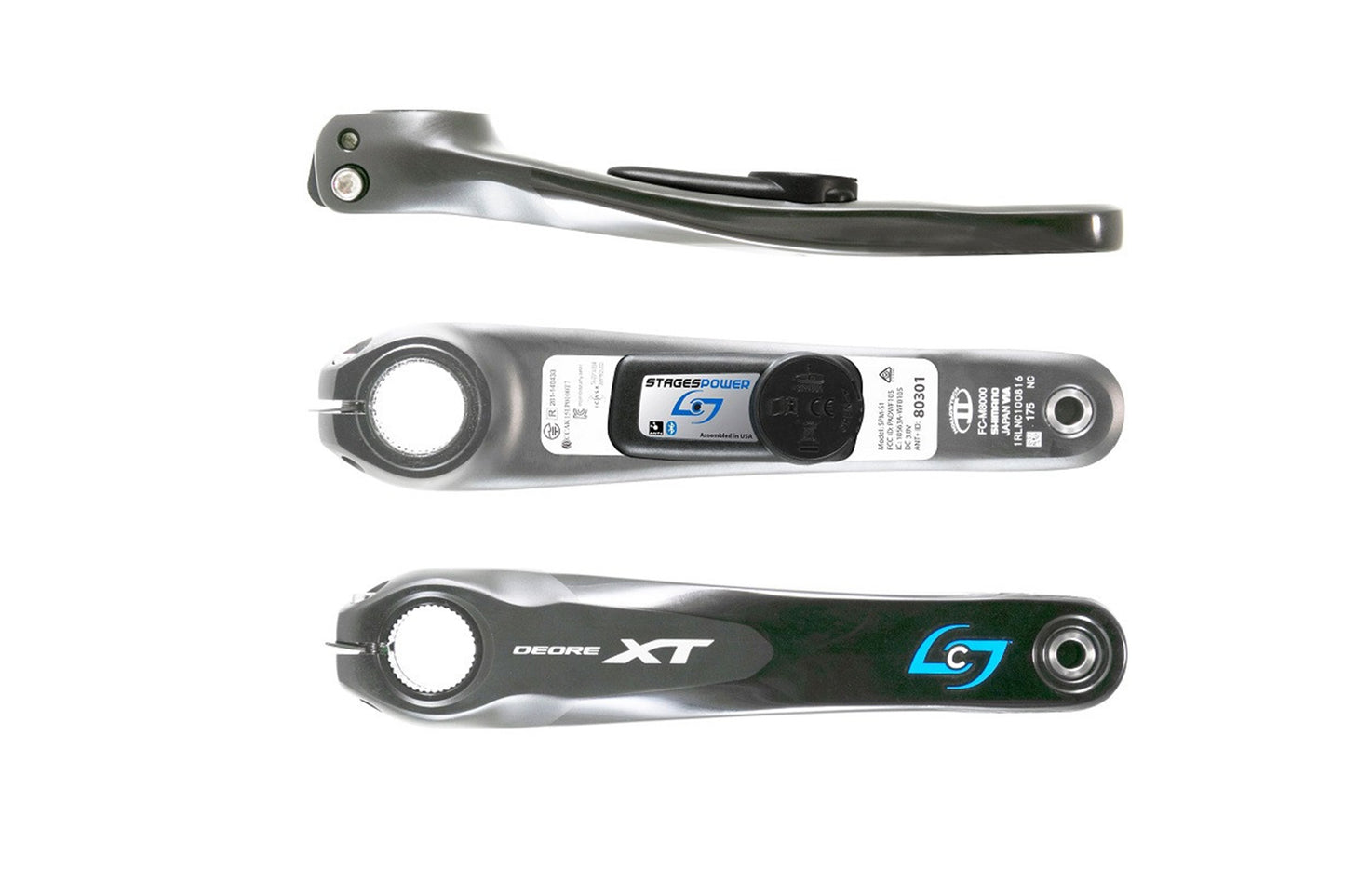 Stages Power Meter Shimano XT M8000 165mm