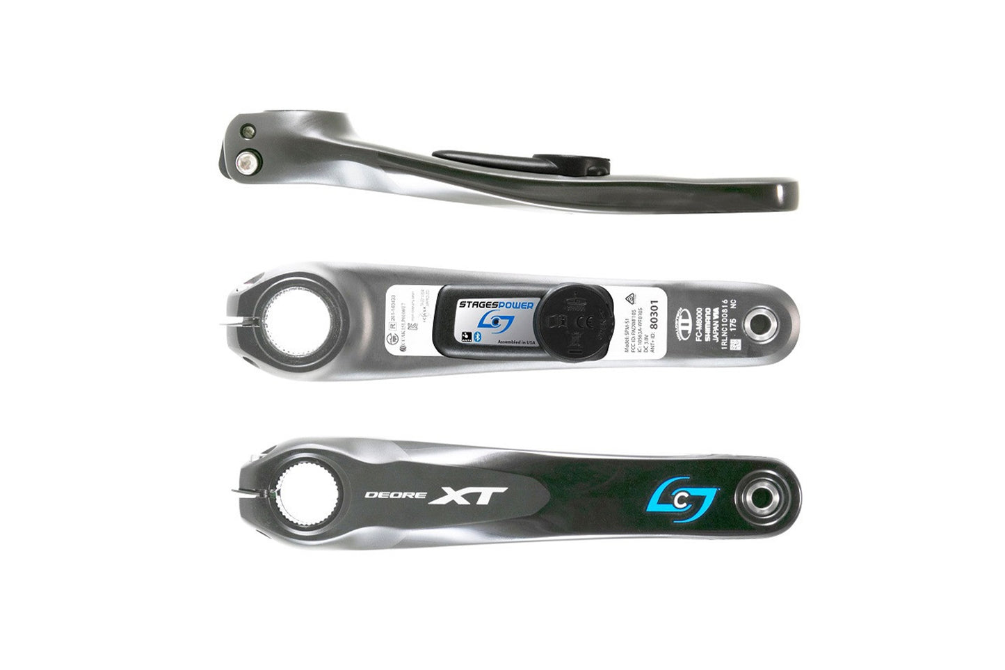 Stages Power Meter Shimano XT M8000 180mm