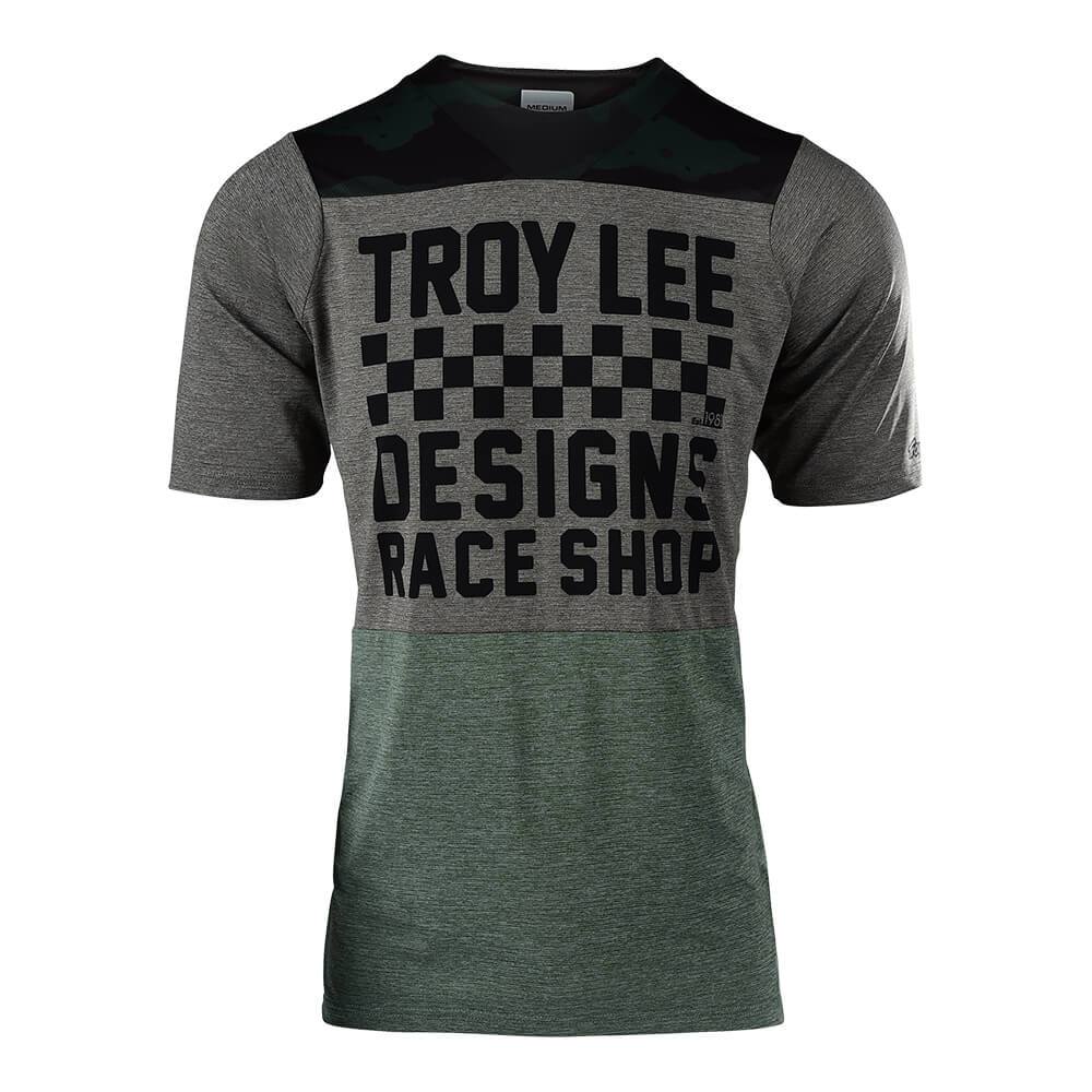 Troy Lee Skyline Jersey Checkers Camo/Heather Taupe SM