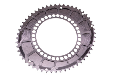 Rotor Qxl Chainring 53Ax130 Outer Aero Blk - Black