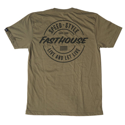 Fasthouse Horizon Tee Military Green