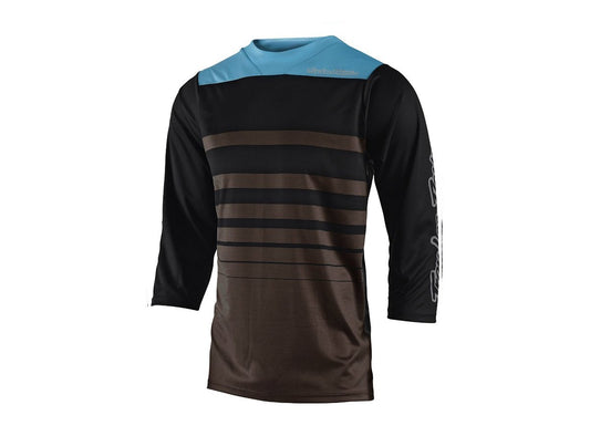 TROY LEE DESIGNS Troy Lee Ruckus Jersey Streamline Heather Brn/Blk - Black