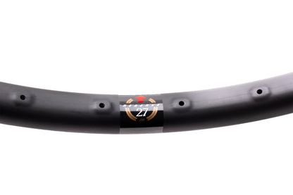 Santa Cruz Bicycles Reserve 27 Carbon  Rim Set - 29", Disc, Black, 28H
