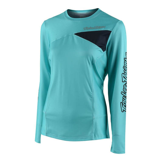 TROY LEE DESIGNS Troy Lee Skyline Ls Jersey Wmns Aqua - Aqua