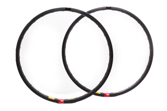 Santa Cruz Bicycles Reserve 27 Carbon  Rim Set - 29", Disc, Black, 28H