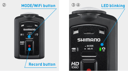 Shimano Sport Camera w/Wifi
