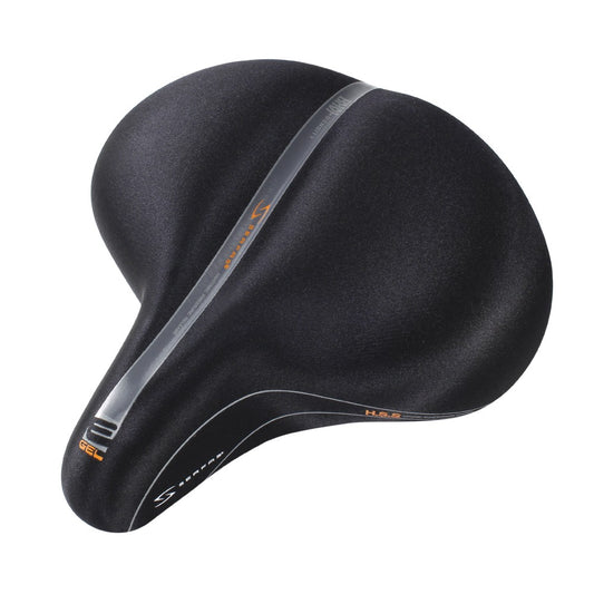 Serfas E-Gel Cruiser Saddle w/Elastomers Lycra