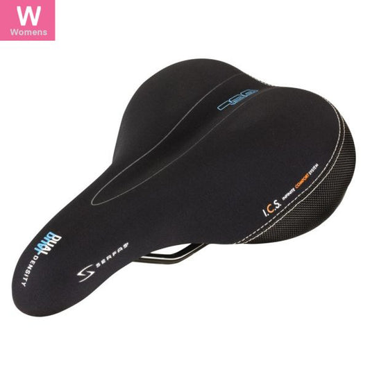 serfas Dual Density Comfort Saddle Wmns w/Lycra Cover