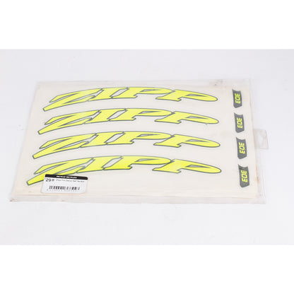 Zipp Flo Decal Set Yel/Blk