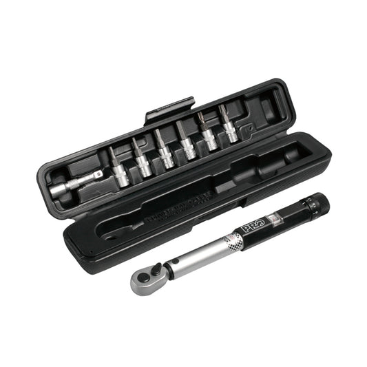 TORQUE WRENCH ADJUSTABLE 3-15NM WITH SOCKETS AND EXTENSION