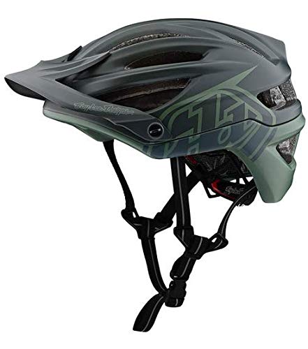 Troy Lee A2 Decoy Helmet MIPS Blk/Flat Grn M/L