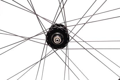 Mach1 540 DHG Front 6Bolt Disc/Rim brake QR 700c Wheel Blk