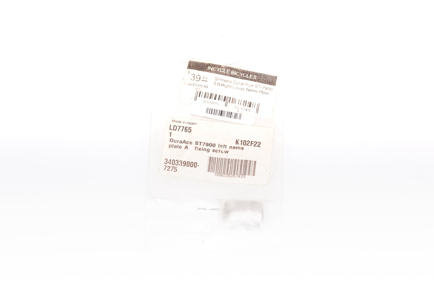 Shimano Dura-Ace ST-7900 STI Right Lever Name Plate